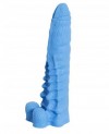 Голубой фаллоимитатор-гигант "Аватар" - 31 см. фото 1 — pink-kiss