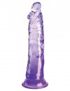 Фиолетовый фаллоимитатор на присоске 8’’ Cock - 21,8 см. фото 1 — pink-kiss