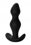 Чёрная фигурная анальная пробка Fantasy - 12,5 см. фото 1 — pink-kiss