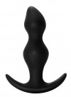 Чёрная фигурная анальная пробка Fantasy - 12,5 см. фото 2 — pink-kiss