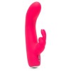 Розовый вибратор-кролик Rechargeable Mini Rabbit Vibrator - 15,2 см. фото 1 — pink-kiss