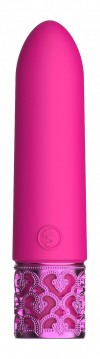 Розовая перезаряжаемая вибропуля Imperial - 10 см. фото 1 — pink-kiss