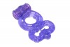 Фиолетовое эрекционное кольцо Rings Treadle с подхватом фото 2 — pink-kiss