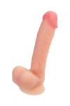 Телесный фаллоимитатор Hugh - 20,5 см. фото 1 — pink-kiss