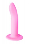 Розовый нереалистичный дилдо Stray - 16,6 см. фото 5 — pink-kiss