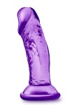 Фиолетовый фаллоимитатор на присоске SWEET N SMALL 4INCH DILDO - 11,4 см.  фото 1 — pink-kiss