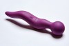 Фиолетовый жезловый вибромассажёр Cassi - 21 см. фото 2 — pink-kiss