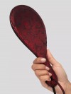 Стильная широкая шлепалка Reversible Dual Texture Round Paddle - 28 см. фото 3 — pink-kiss