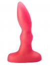 Розовая гелевая пробочка с каплевидным кончиком - 10 см. фото 1 — pink-kiss