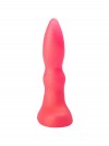 Розовая гелевая пробочка с каплевидным кончиком - 10 см. фото 3 — pink-kiss