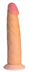 Реалистичный телесный фаллоимитатор с присоской №66 - 19 см. фото 1 — pink-kiss