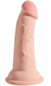 Телесный фаллоимитатор на присоске 5" Triple Density Cock - 15,24 см. фото 1 — pink-kiss