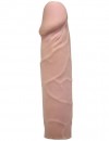 Телесный гнущийся фаллоимитатор из ультраскин - 16,5 см. фото 1 — pink-kiss
