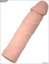 Телесный гнущийся фаллоимитатор из ультраскин - 16,5 см. фото 4 — pink-kiss