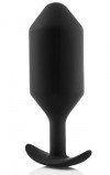 Черная анальная пробка для ношения B-vibe Snug Plug 6 - 17 см. фото 1 — pink-kiss