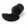 Черная анальная пробка для ношения B-vibe Snug Plug 6 - 17 см. фото 3 — pink-kiss