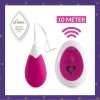 Розовое виброяйцо на радиоуправлении Anna Vibrating Egg Remote фото 2 — pink-kiss