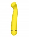 Желтый перезаряжаемый вибратор Raffi - 17,1 см. фото 1 — pink-kiss