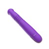 Фиолетовый вибратор-ротатор со стимулятором клитора и возвратно-поступательными движениями - 22,4 см. фото 7 — pink-kiss