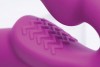 Ярко-розовый безремневой вибрострапон Evoke Vibrating Strapless Silicone Strap-on Dildo фото 2 — pink-kiss