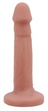 Телесный фаллоимитатор на присоске Eves Allure - 18,5 см. фото 1 — pink-kiss