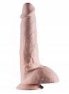 Телесный фаллоимитатор REALSTUFF REALISTIC DONG 9INCH - 23 см. фото 1 — pink-kiss