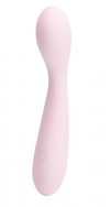 Нежно-розовый силиконовый перезаряжаемый вибромассажёр Nigel - 17,5 см. фото 1 — pink-kiss