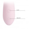 Нежно-розовый силиконовый перезаряжаемый вибромассажёр Nigel - 17,5 см. фото 4 — pink-kiss