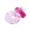 Розовое эрекционное виброкольцо с кошкой на вибропуле фото 2 — pink-kiss