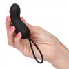 Черное виброяйцо с браслетом-пультом Wristband Remote Curve фото 5 — pink-kiss