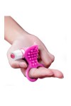 Розовый вибростимулятор с петлями для пальцев SEE YOU FINGERING PINK фото 2 — pink-kiss