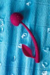 Бордовая вагинальная вишенка WILD CHERRY - 13 см. фото 6 — pink-kiss