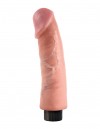 Большой реалистичный вибромассажер на присоске 9" Vibrating Cock - 24,8 см. фото 2 — pink-kiss