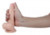 Телесный реалистичный фаллоимитатор REAL с трусиками для страпона - 17 см. фото 6 — pink-kiss