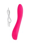 Розовый нереалистичный вибратор JOS Twig - 20,5 см. фото 6 — pink-kiss