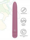 Розовый перезаряжаемый вибратор Haze - 18 см. фото 2 — pink-kiss