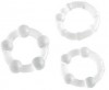 Набор из 3 прозрачных эрекционных колец различного диаметра фото 1 — pink-kiss