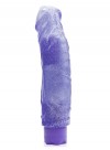 Фиолетовый водонепроницаемый вибратор JELLY JOY SWEET MOVE MULTI-SPEED VIBE - 20 см. фото 1 — pink-kiss