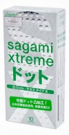 Презервативы Sagami Xtreme Type-E с точками - 10 шт. фото 1 — pink-kiss