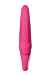 Ярко-розовый вибратор  Satisfyer Mr. Rabbit с клиторальным отростком - 22,1 см. фото 4 — pink-kiss