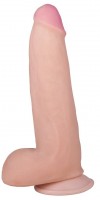 Реалистик-фаллоимитатор на присоске - 20 см. фото 1 — pink-kiss