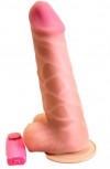 Гигантский вибратор-реалистик с присоской - 26 см. фото 2 — pink-kiss