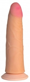 Реалистичный телесный фаллоимитатор с присоской №68 - 18 см. фото 1 — pink-kiss