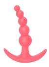 Розовая анальная пробка Bubbles Anal Plug - 11,5 см. фото 1 — pink-kiss