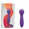 Фиолетовый вибромассажер Stella Liquid Silicone “O” Wand - 17,75 см. фото 2 — pink-kiss