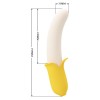 Силиконовый вибратор Banana Geek - 19,5 см. фото 5 — pink-kiss