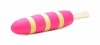 Ярко-розовый вибростимулятор-эскимо 10X Popsicle Vibrator - 21,6 см. фото 3 — pink-kiss