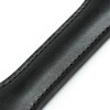 Черная гладкая шлепалка SLAVE - 38 см. фото 5 — pink-kiss