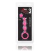 Розовые силиконовые анальные бусы Silicone Anal Beads - 14 см. фото 3 — pink-kiss