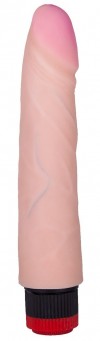 Вибратор с большой розовой головкой ART-Style №1 - 21 см. фото 1 — pink-kiss